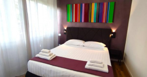 Ancient Rome Colosseum modern and bright apartment